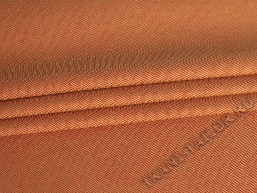 Плательная ткань оранжевого цвета - фото 5