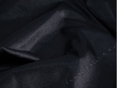 Плательная ткань черная однотонная - фото
