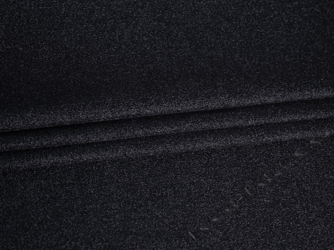 Плательная ткань черная однотонная - фото 5