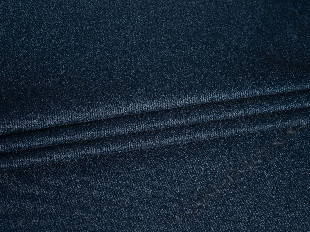 Плательная темно-синяя ткань - фото 5