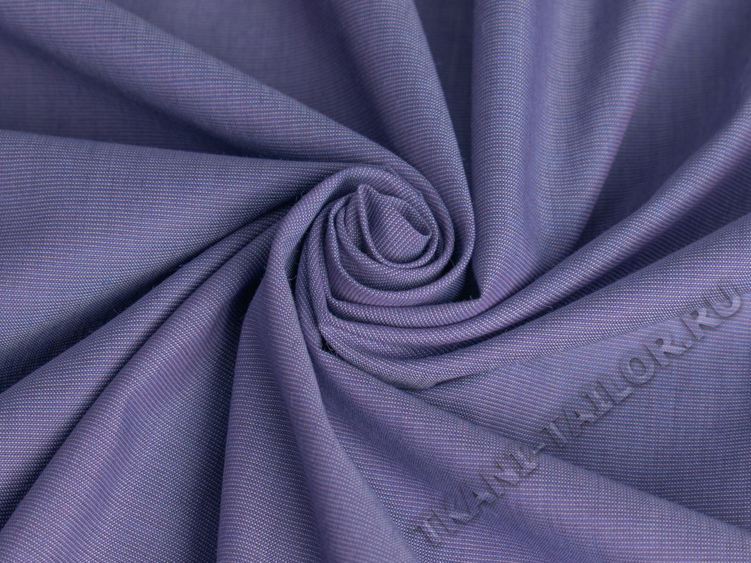 Рубашечная ткань фиолетовая - фото 4