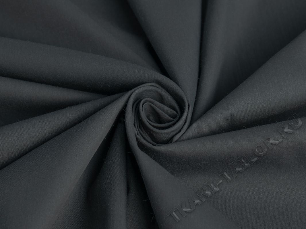 Рубашечная ткань темно-серая - фото 4