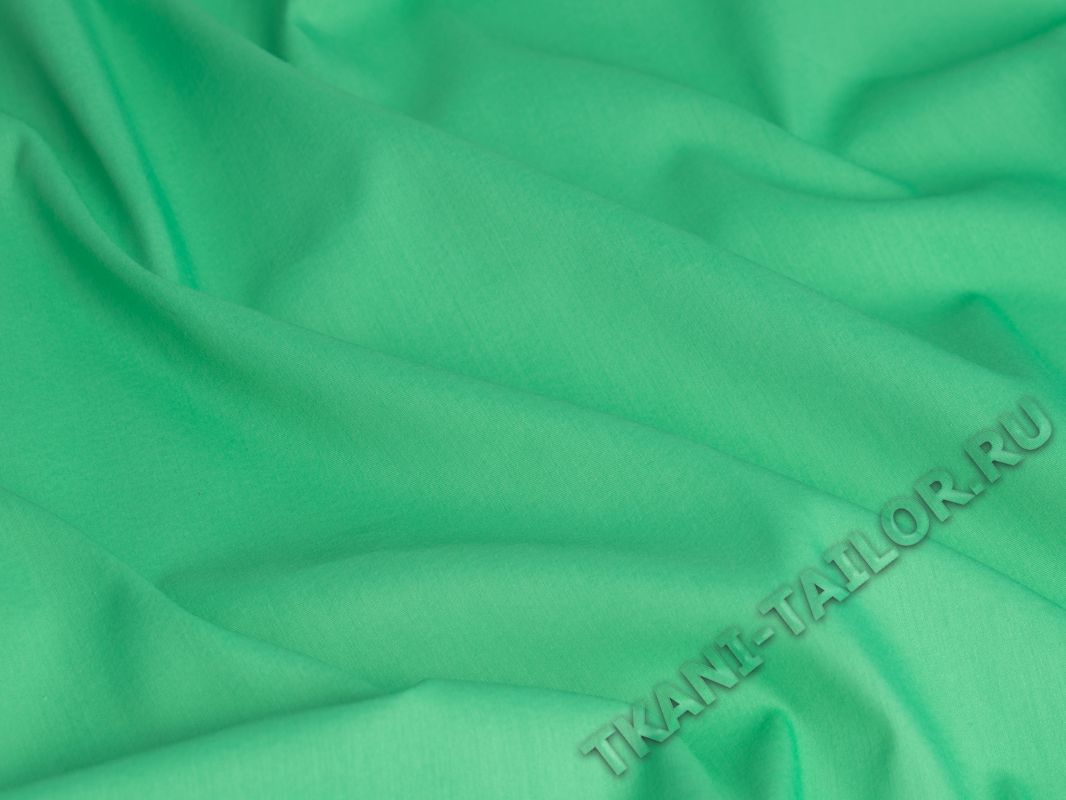 Рубашечная ткань зеленая - фото 1