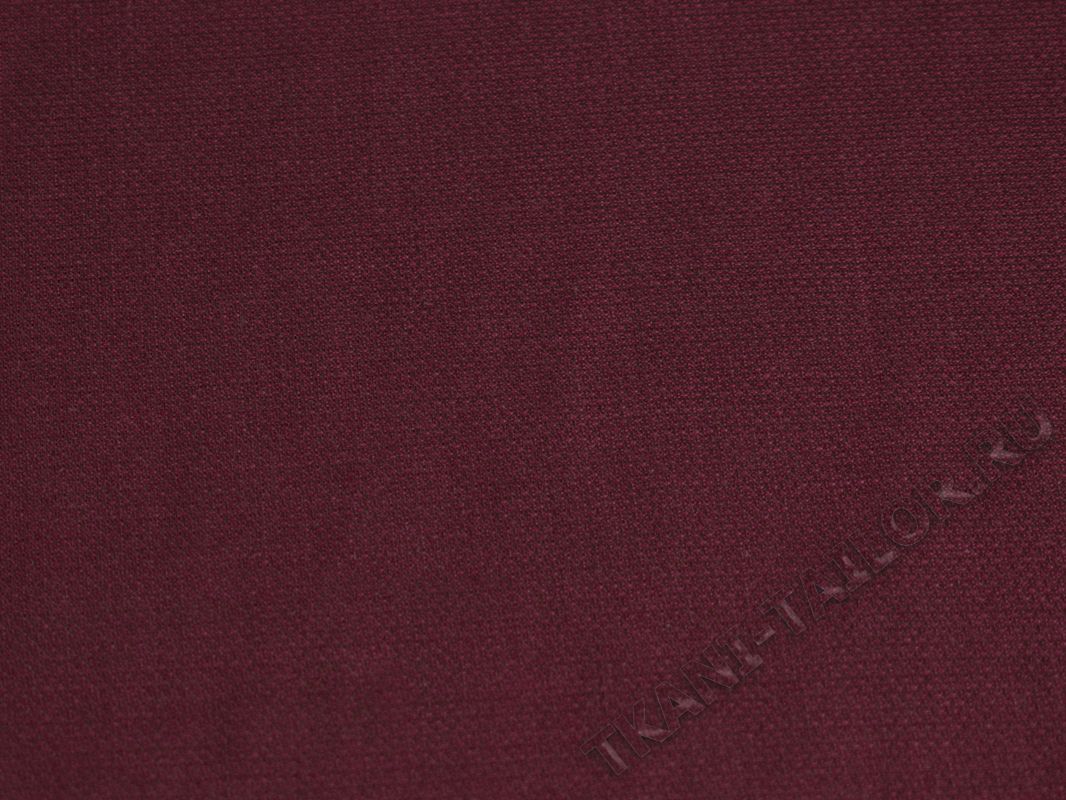 Рубашечная ткань бордовая - фото 2