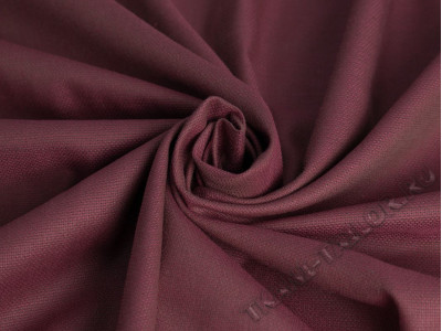 Рубашечная ткань бордовая