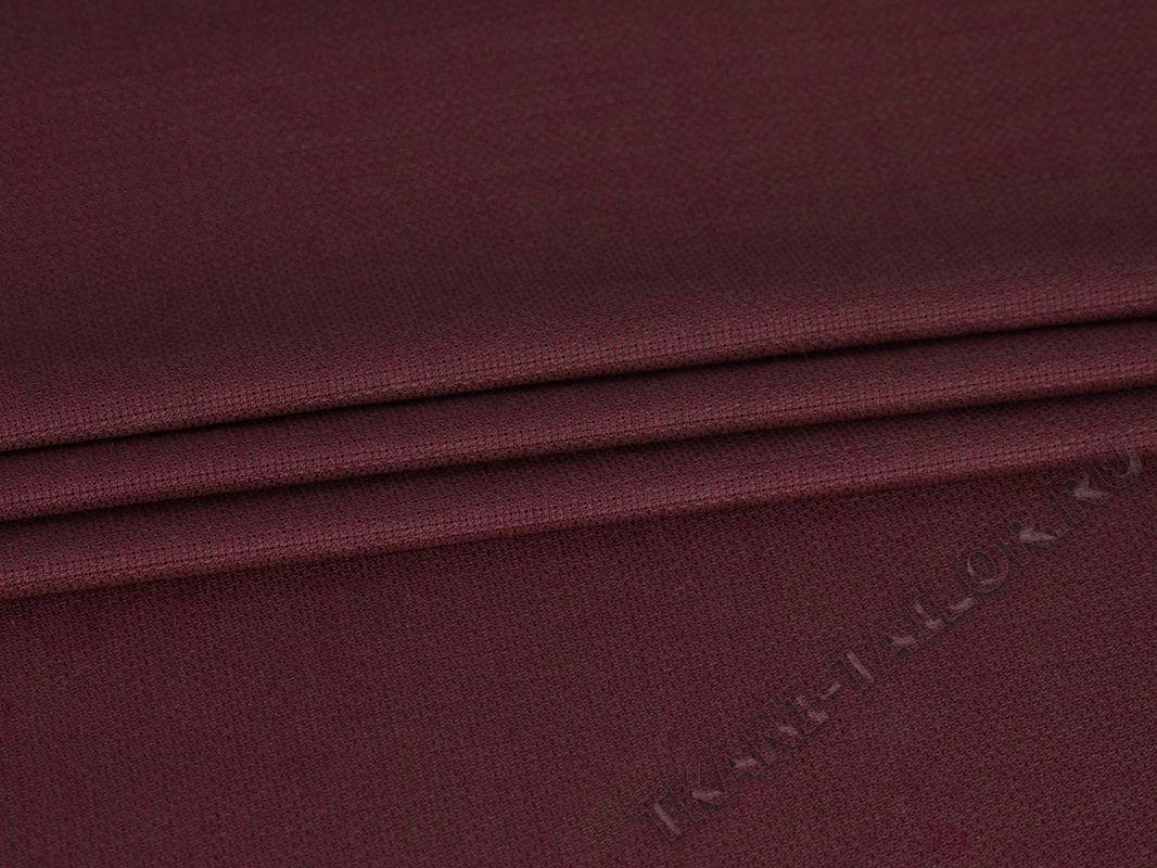 Рубашечная ткань бордовая - фото 5