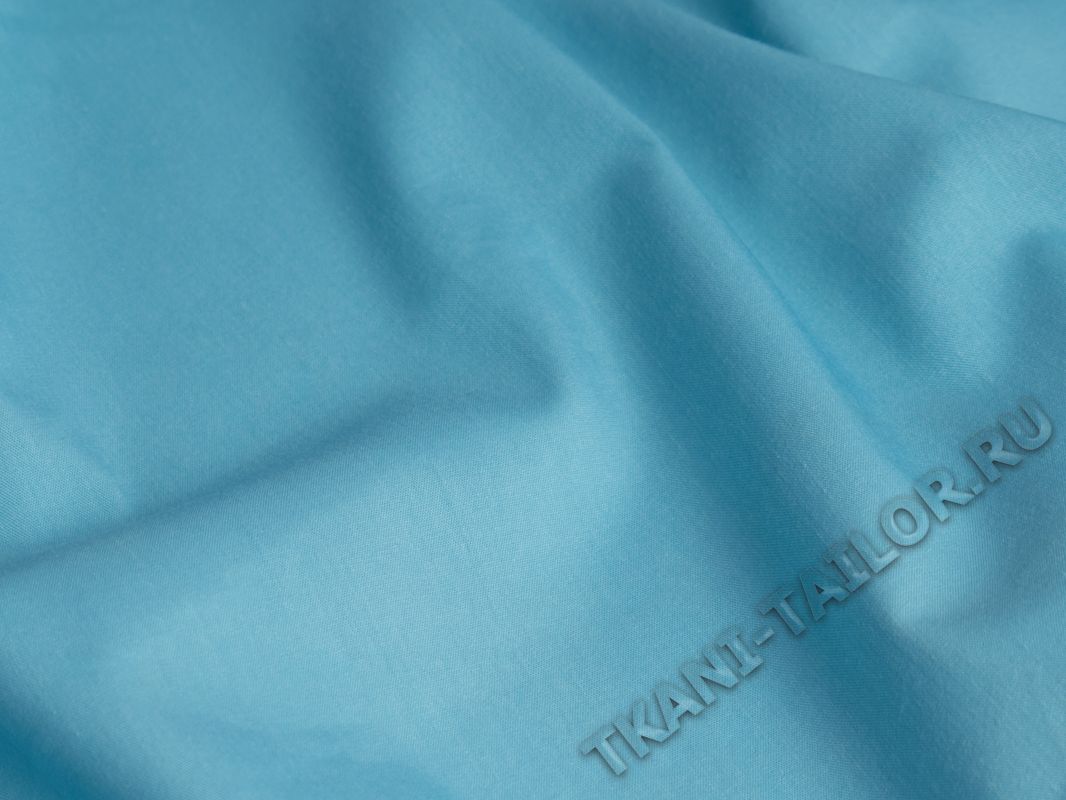 Рубашечная ткань голубая - фото 3