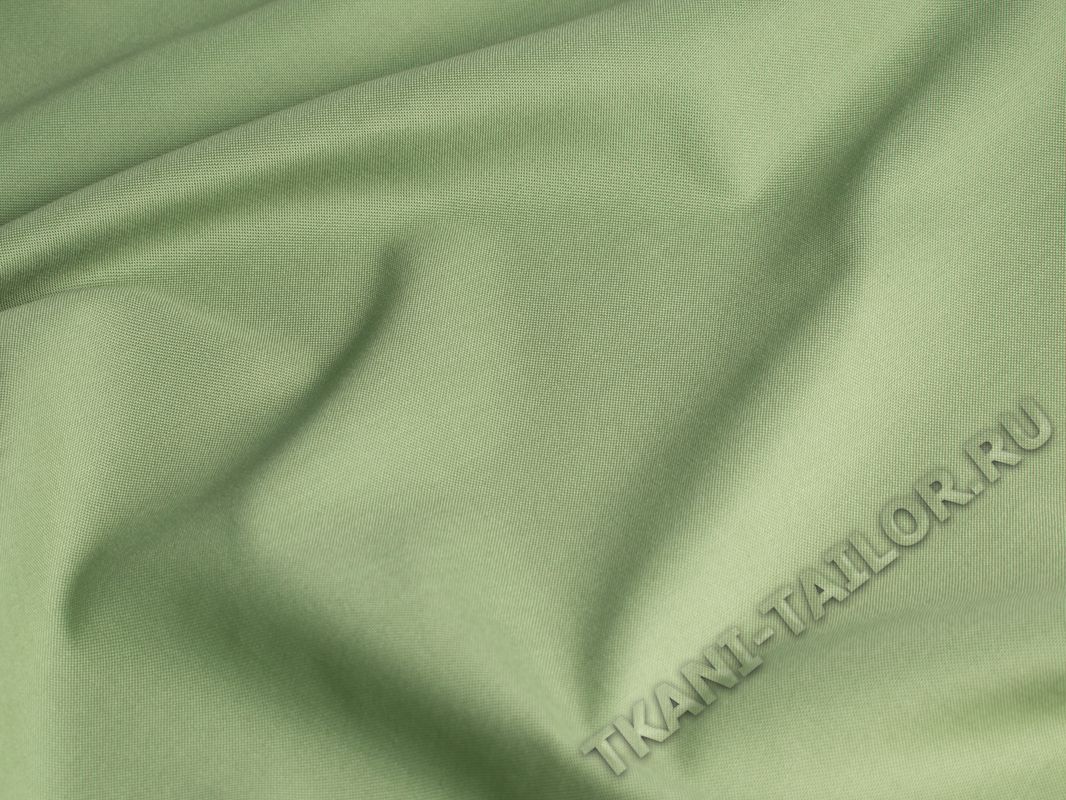 Рубашечная ткань зеленый хаки - фото 1