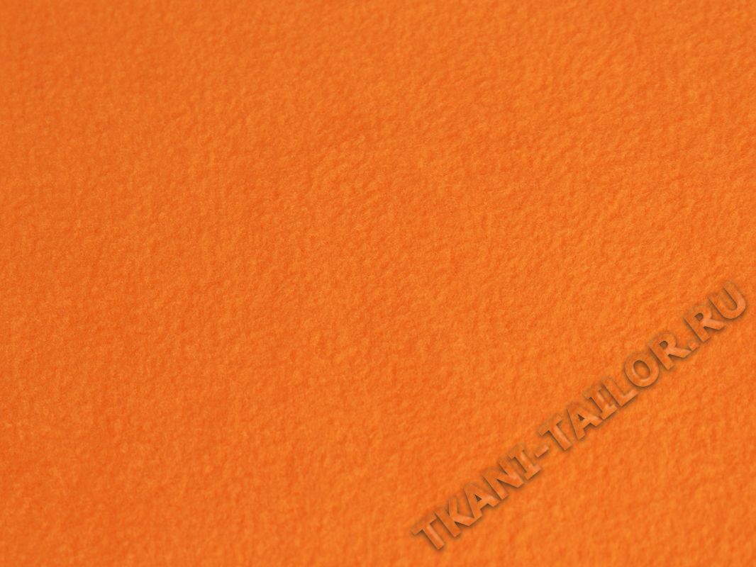 Флис оранжевый - фото 2