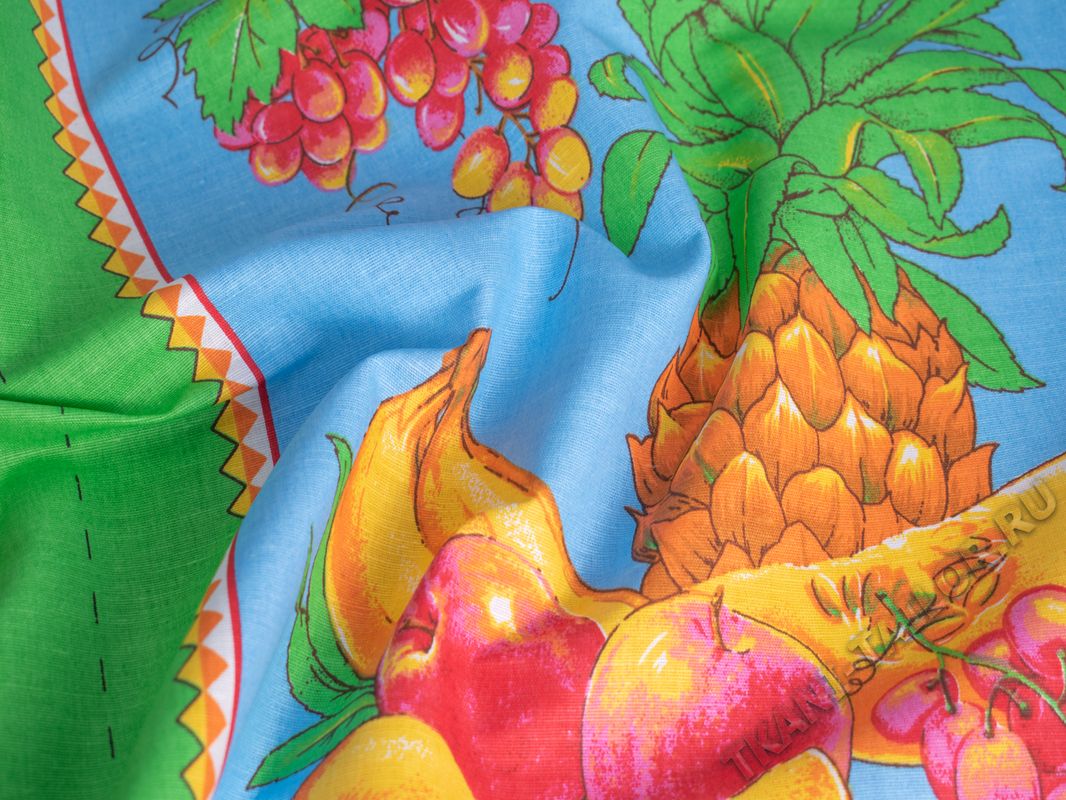 Ткань для салфеток принт фрукты - фото 3