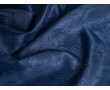 Подкладка жаккард темно-синяя принт огурец