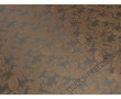 Подкладка жаккард коричневая рисунок огурец