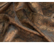 Подкладка жаккард коричневая рисунок огурец