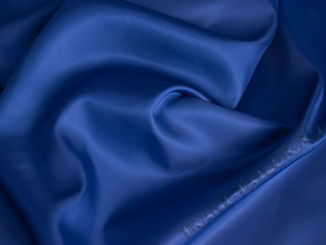 Подкладочная ткань синяя - фото 3