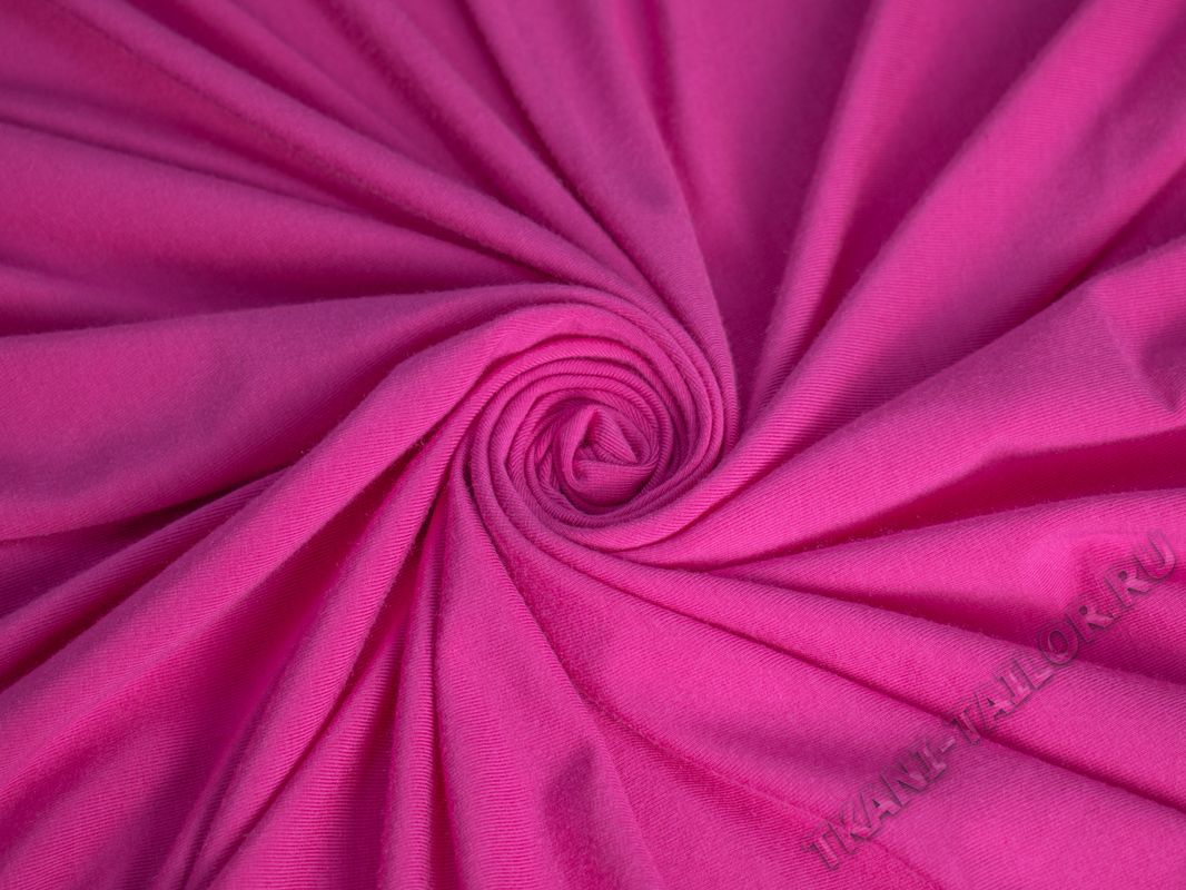Трикотаж ярко-розовый - фото 5