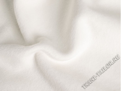 Пальтовая ткань молочно-белая - фото