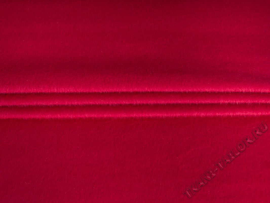 Пальтовая ткань красная - фото 4