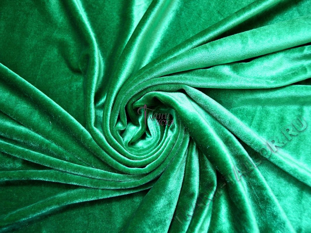 Бархат "Зелёный" 0005 - фото 2