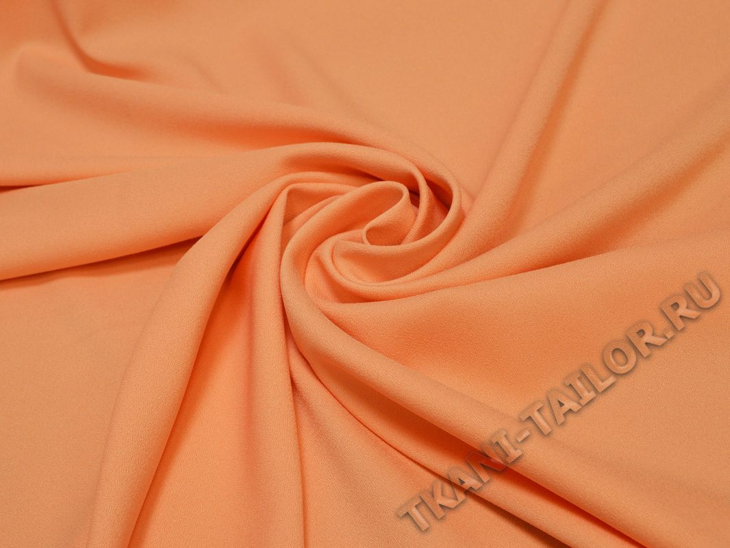 Костюмная ткань персикового цвета - фото 1