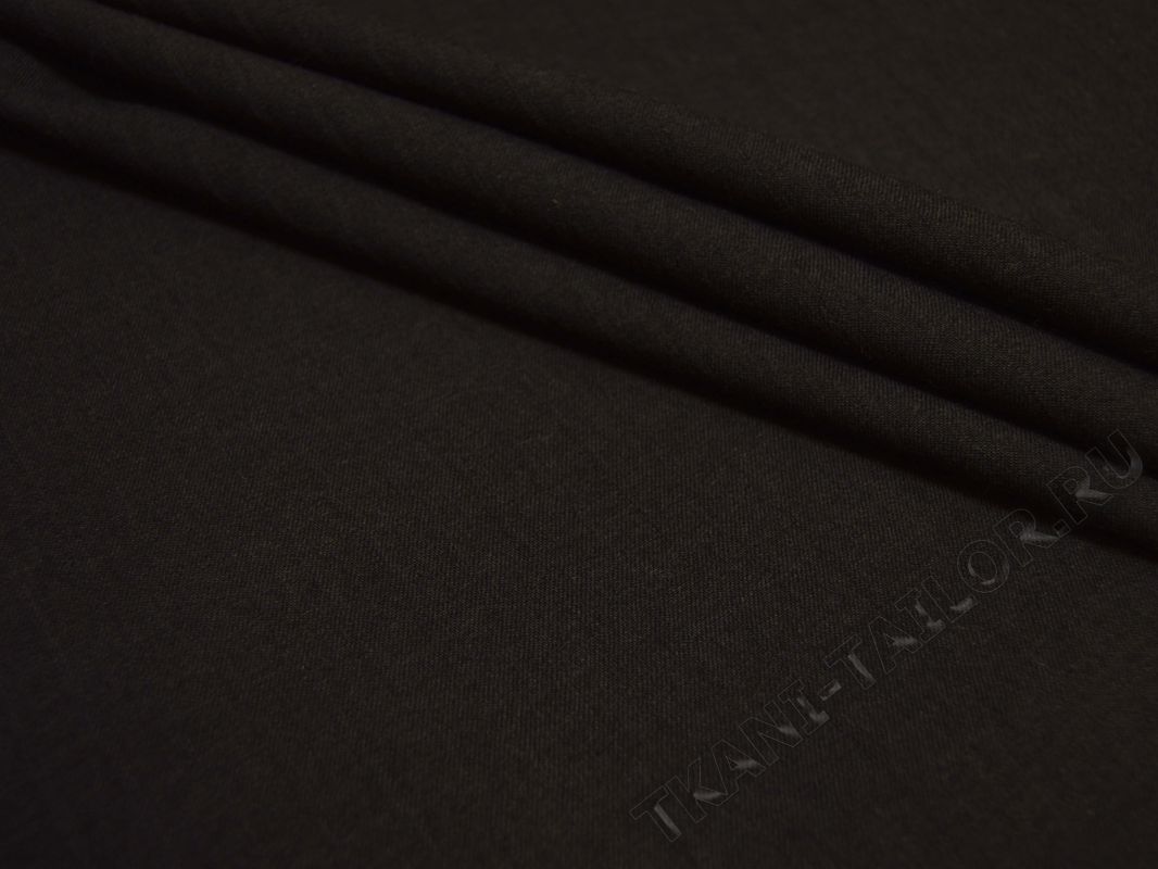 Костюмная ткань цвет темно-серый принт полоска - фото 3