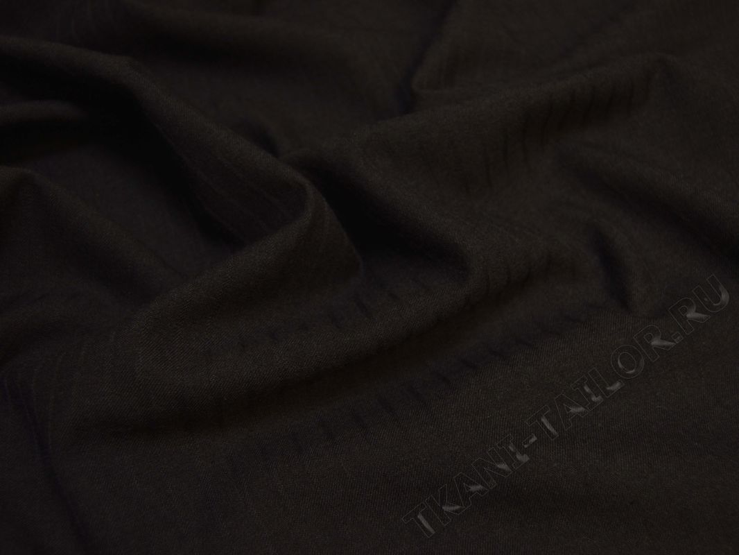 Костюмная ткань цвет темно-серый принт полоска - фото 4