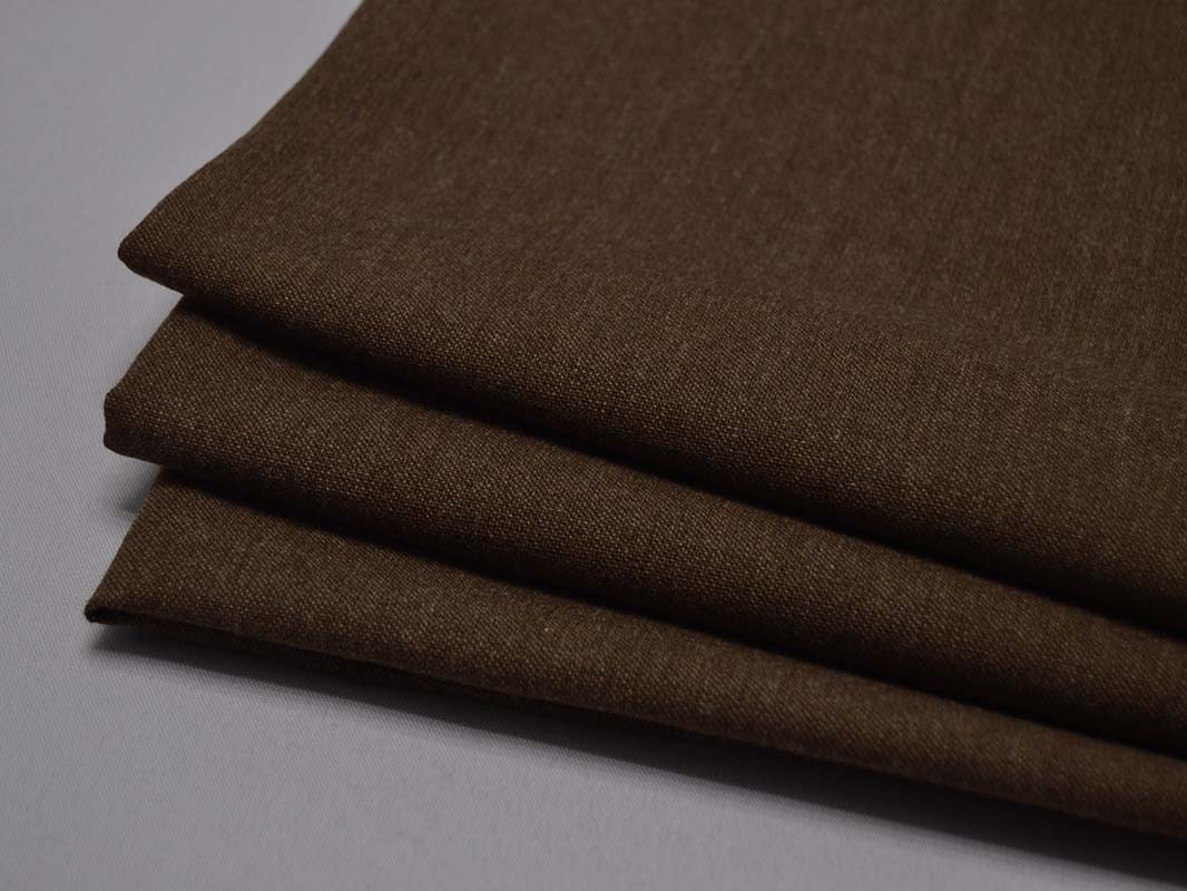 Костюмная ткань цвет коричневый - фото 3