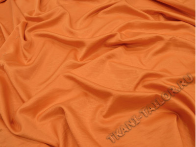 Атласная ткань оранжевая