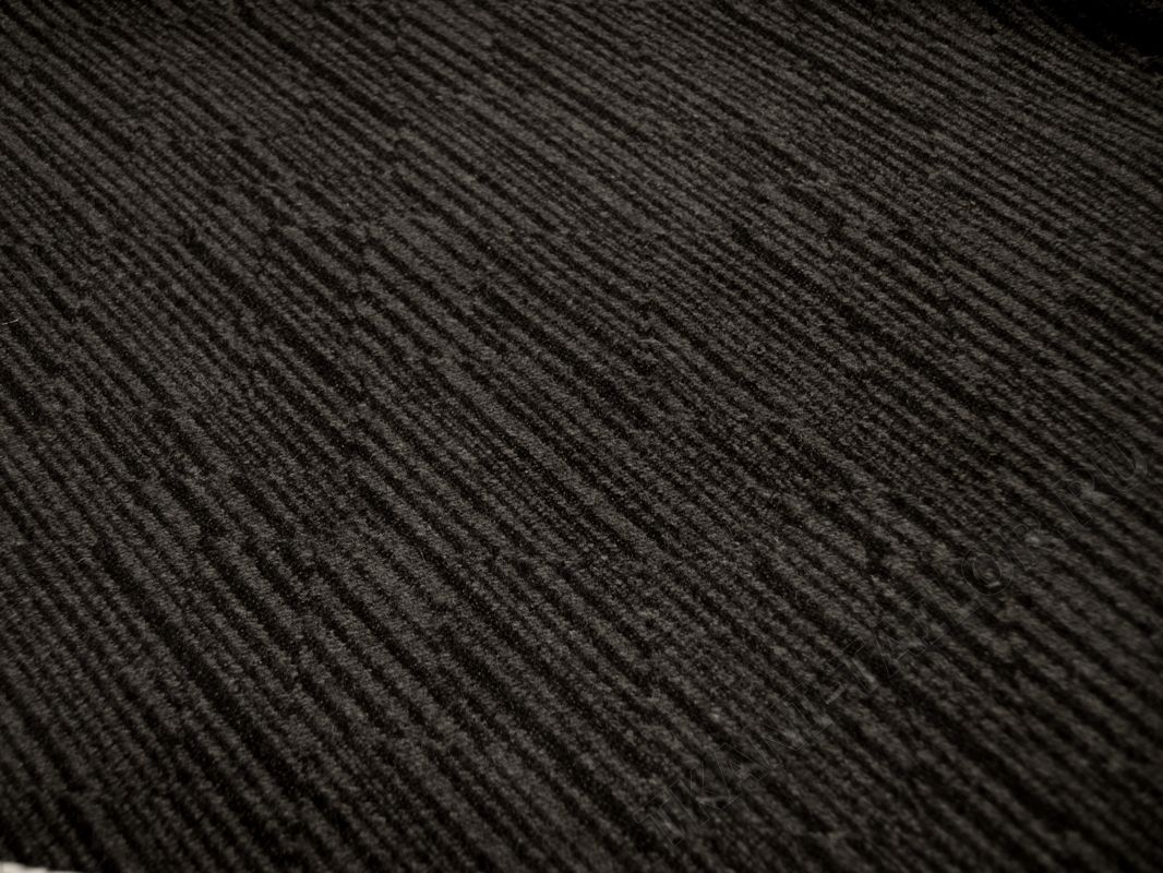 Костюмная ткань черно-серая полоска - фото 2