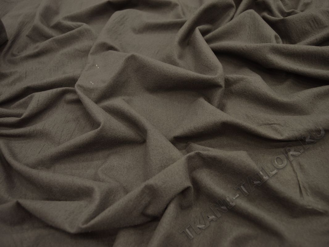 Костюмная ткань серого цвета - фото 1