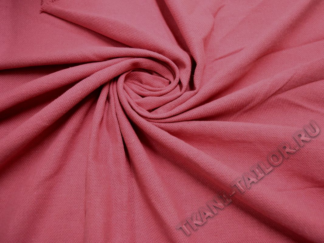Костюмная ткань темно-розовый цвет - фото 1