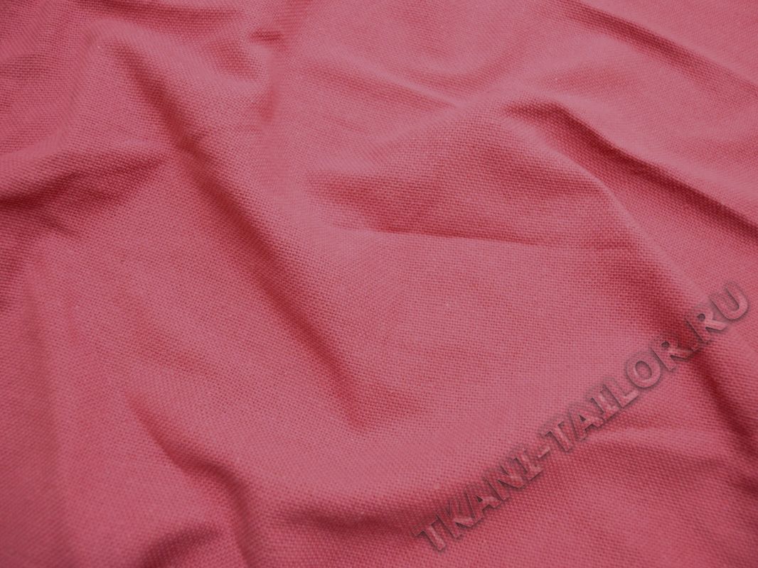 Костюмная ткань темно-розовый цвет - фото 4