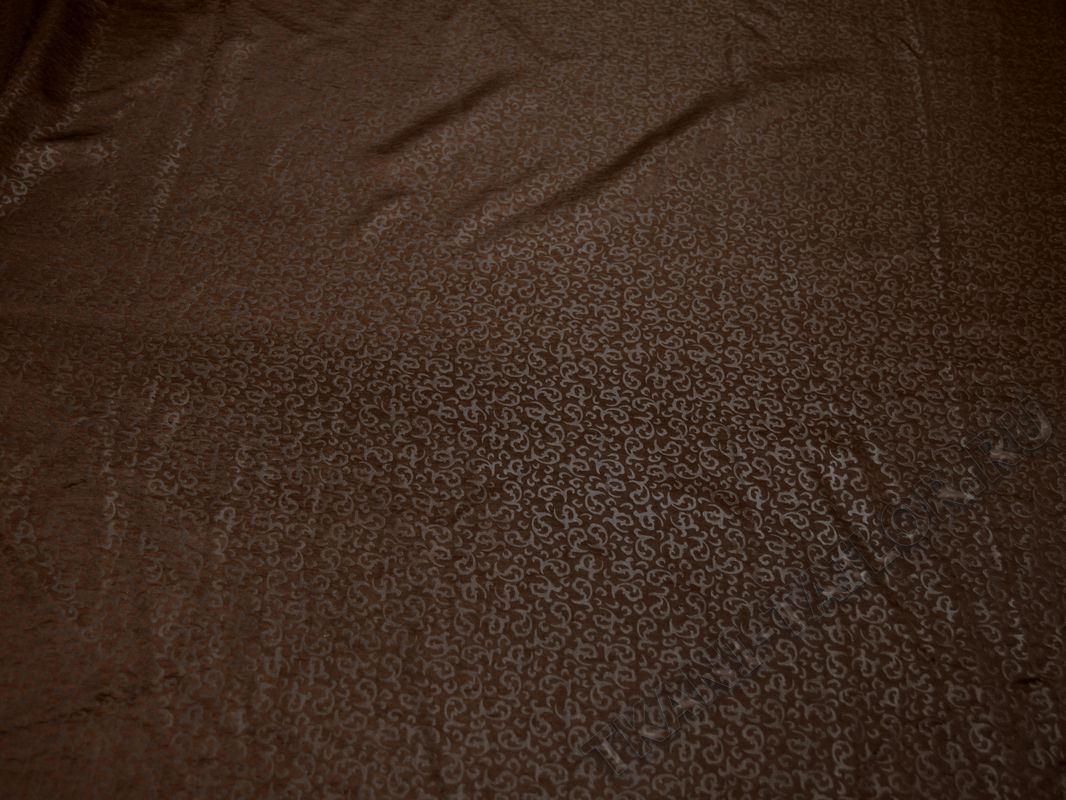 Атлас "Жаккард коричневый" Б6В-00032 - фото 2