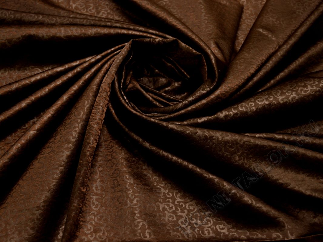 Атлас "Жаккард коричневый" Б6В-00032 - фото 4