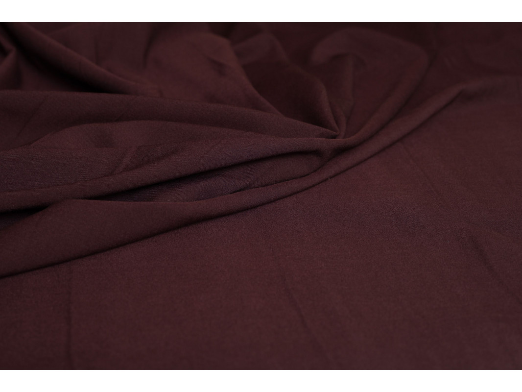 Костюмная ткань цвет бордовый - фото 4