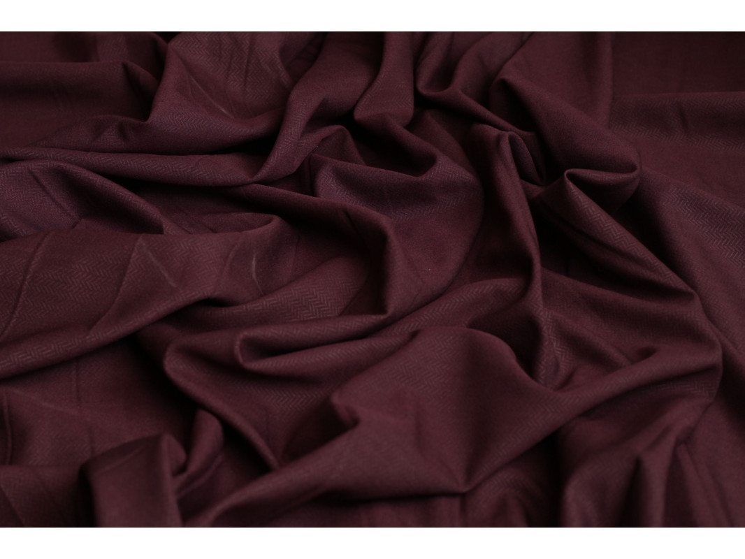Костюмная ткань цвет бордовый - фото 8