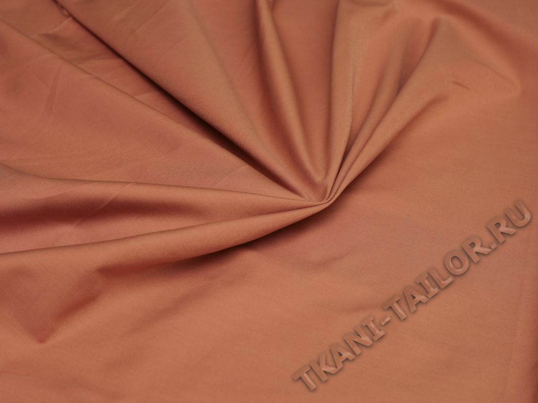Костюмная ткань цвет медно-оранжевый - фото 2