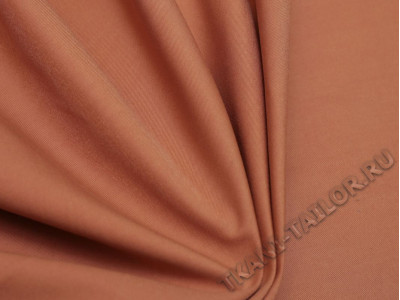 Костюмная ткань цвет медно-оранжевый