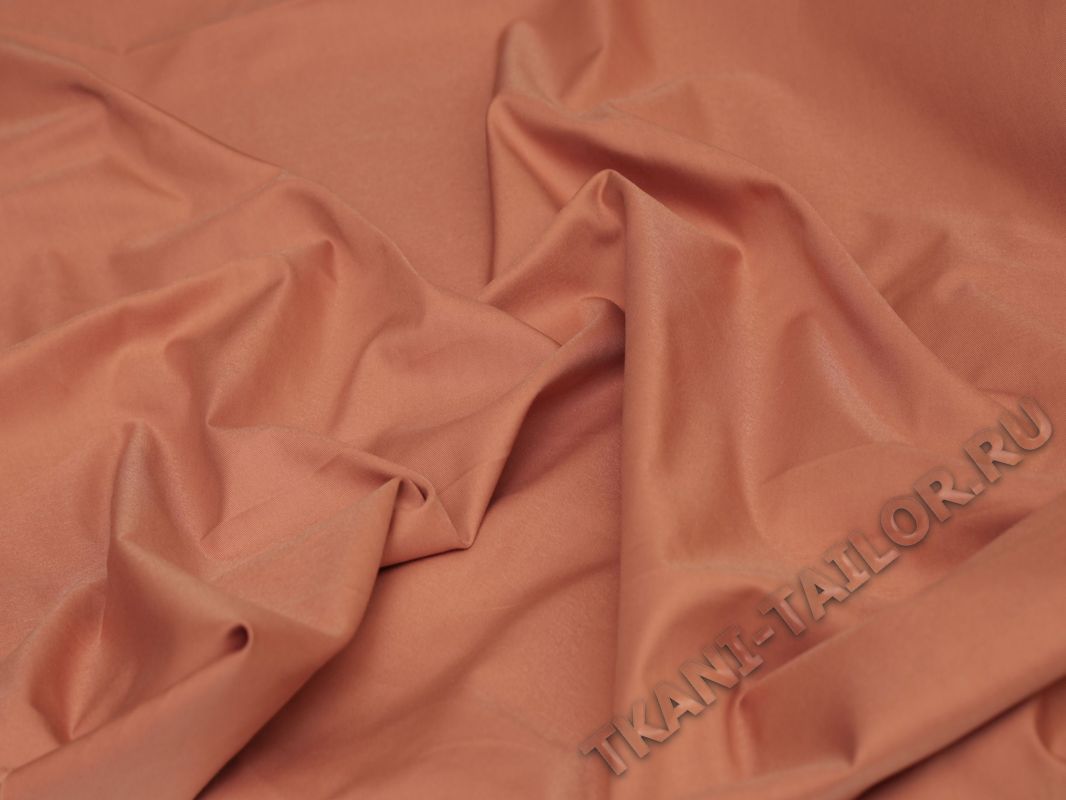 Костюмная ткань цвет медно-оранжевый - фото 4