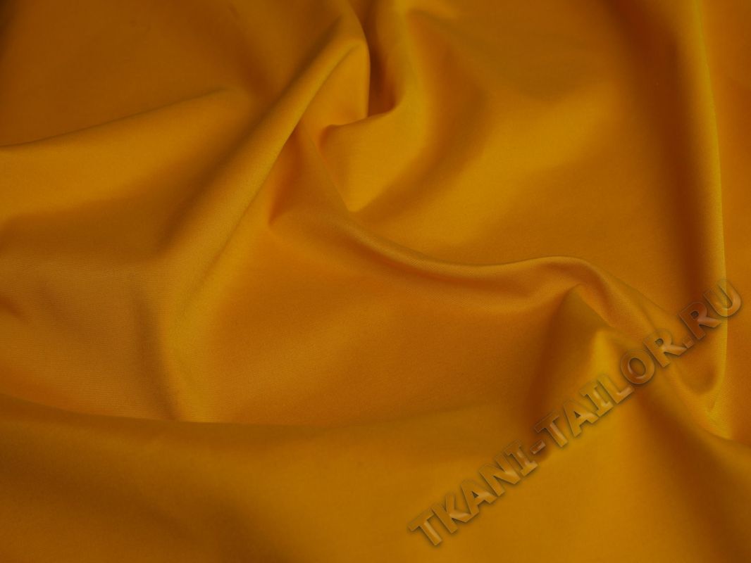 Костюмная ткань однотонная желтая - фото 6