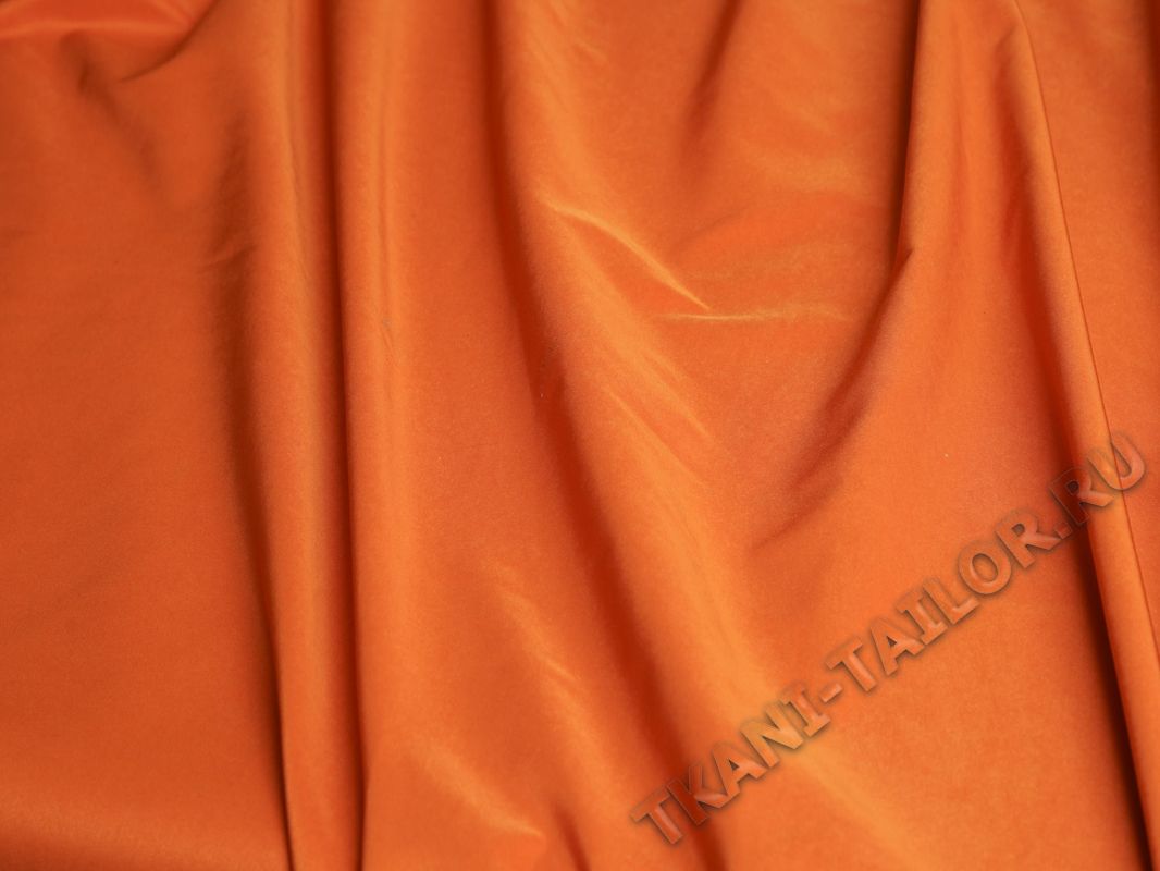 Костюмная ткань стрейч оранжевая - фото 6