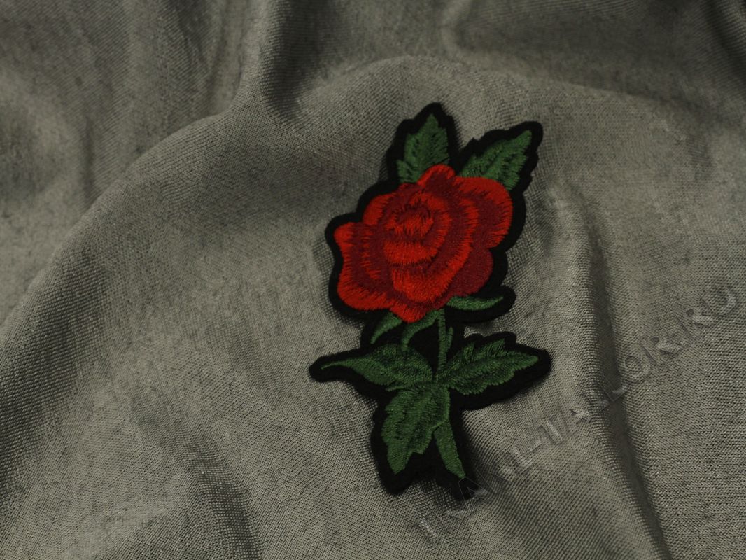 Нашивка Красная роза - фото 2