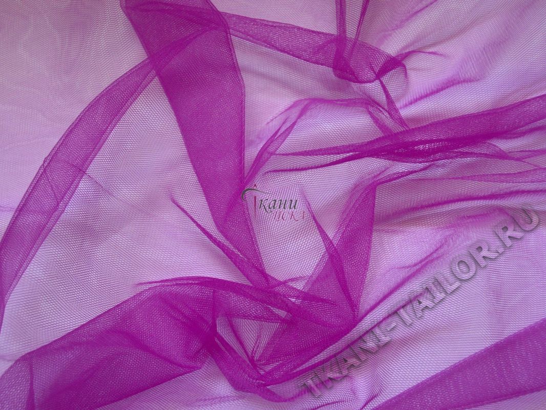 Сетка мягкая пурпурно-фиолетовая - фото 3