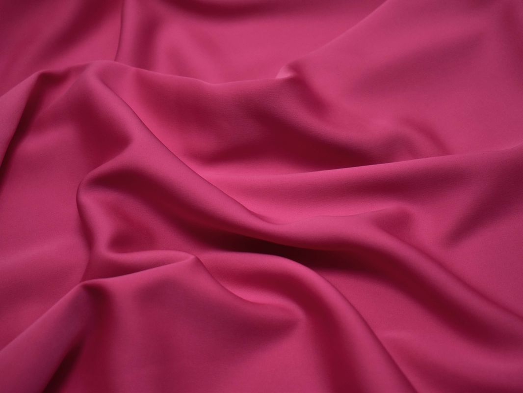 Шелк атлас малиново-розовый - фото 1