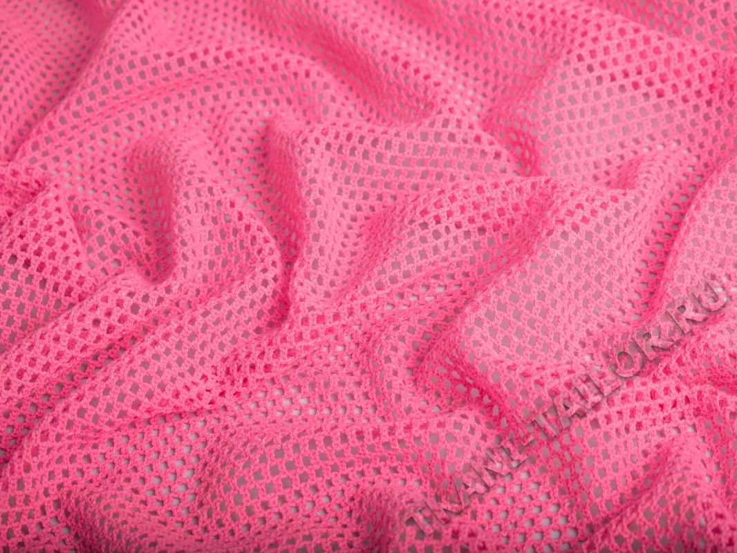 Сетка цвета розовый неон - фото 1