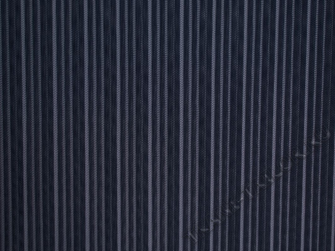 Сетка плиссе-гофре синяя - фото 1