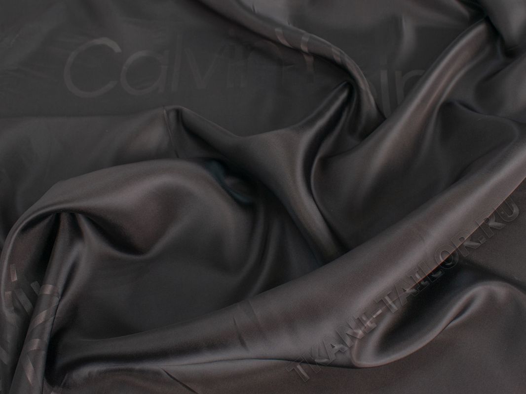 Подкладочная темно-коричневая ткань - фото 4