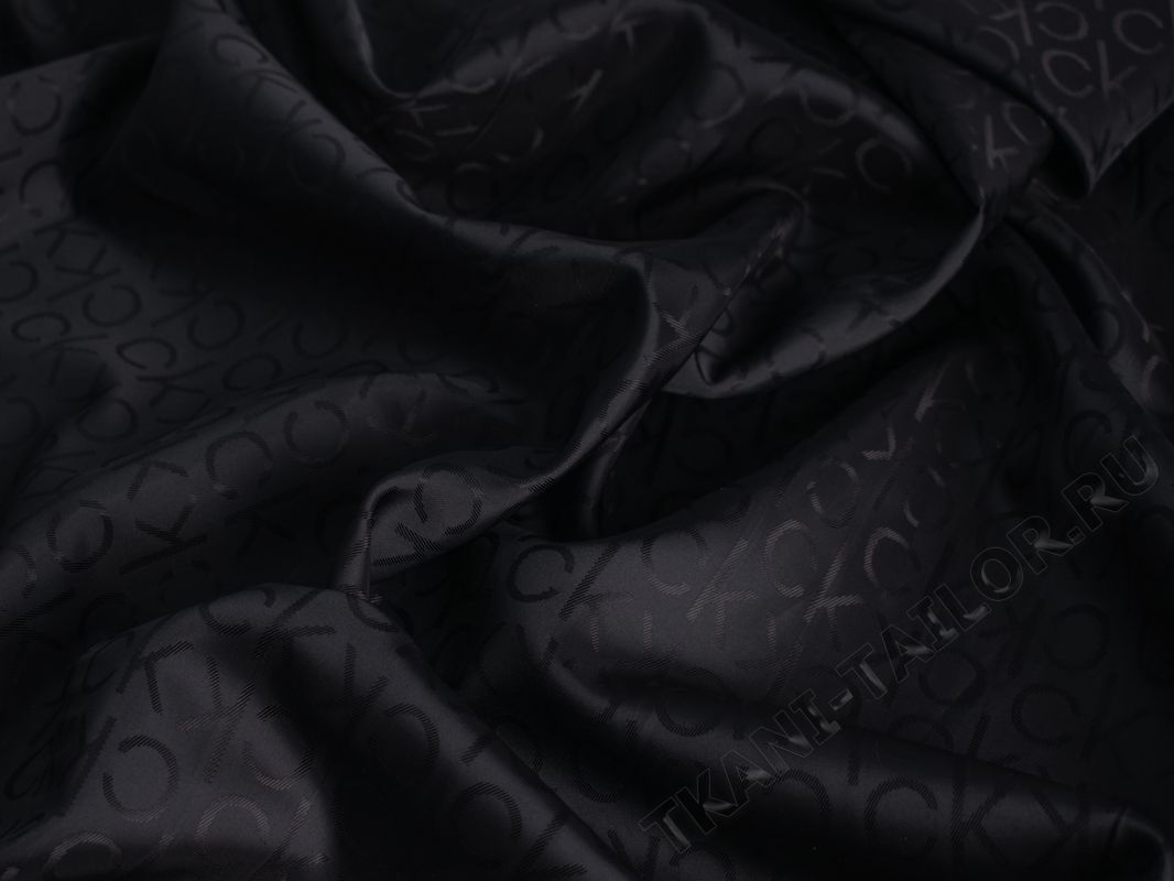 Подкладочная ткань черного цвета - фото 3