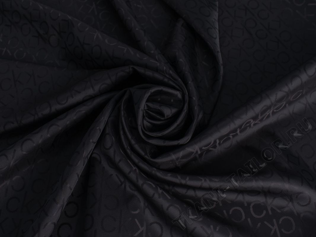 Подкладочная ткань черного цвета - фото 4