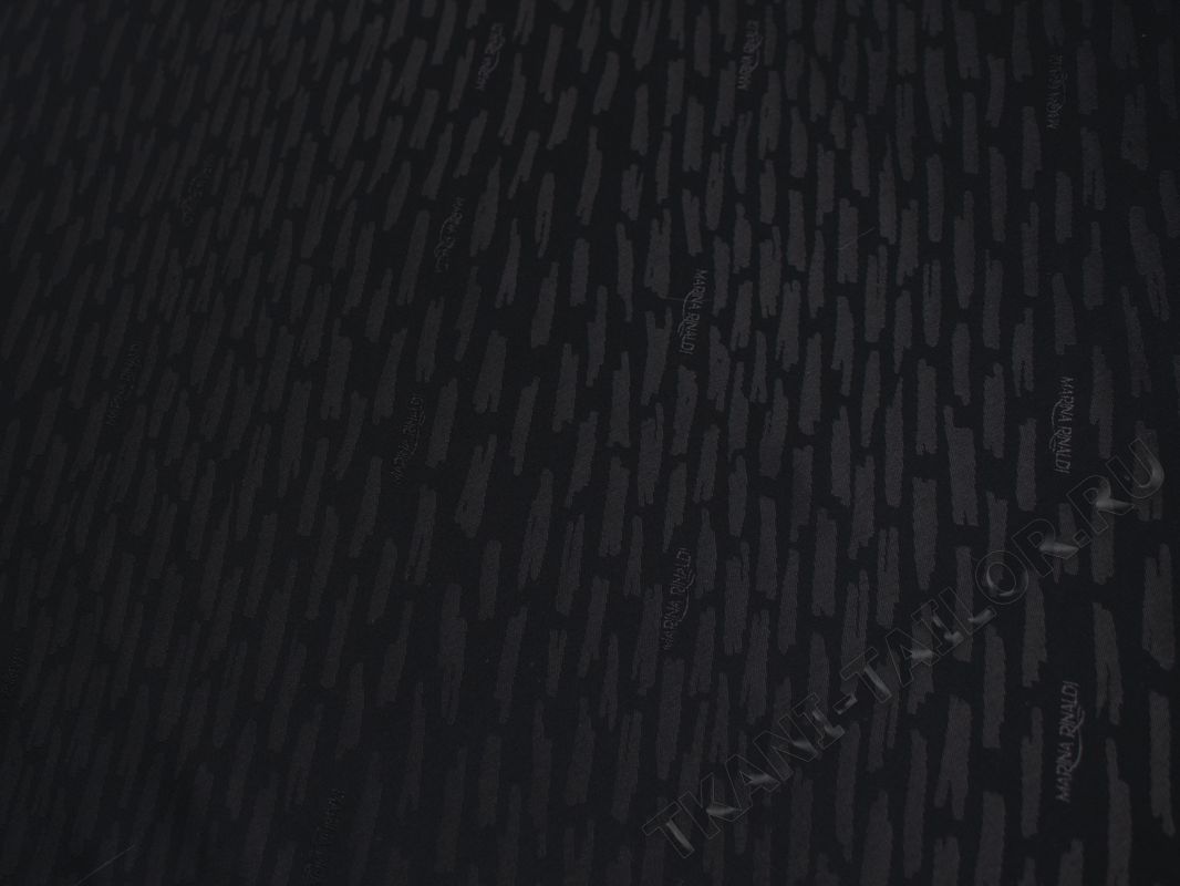 Подкладочная вискоза черного цвета - фото 2