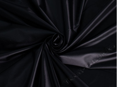 Курточная ткань тонкая чёрная